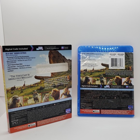 The Lion King Movie Disney Blu-Ray DVD - Picture 2 of 5